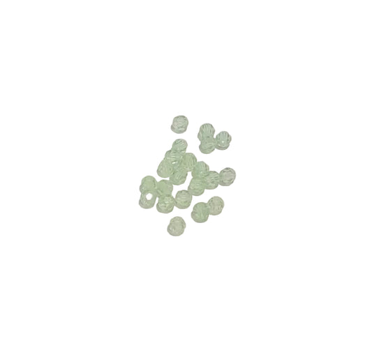 small 3mm round swarovski crystal beadsgreen light colour
