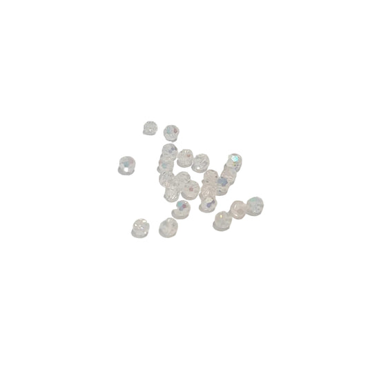 small beads swarovski crystal rainbow clear AB 3mm