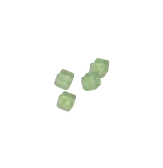 4mm small cube light green square crystal swarovski beads loose.