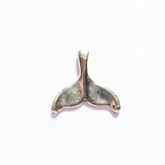 Charm Whale Tail Sterling Silver 20mm
