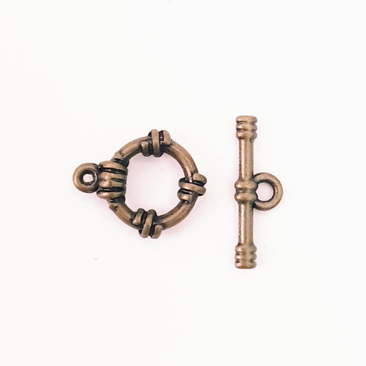 Jewellery Clasp Small Fob Clasp Antique Brass 10x15mm