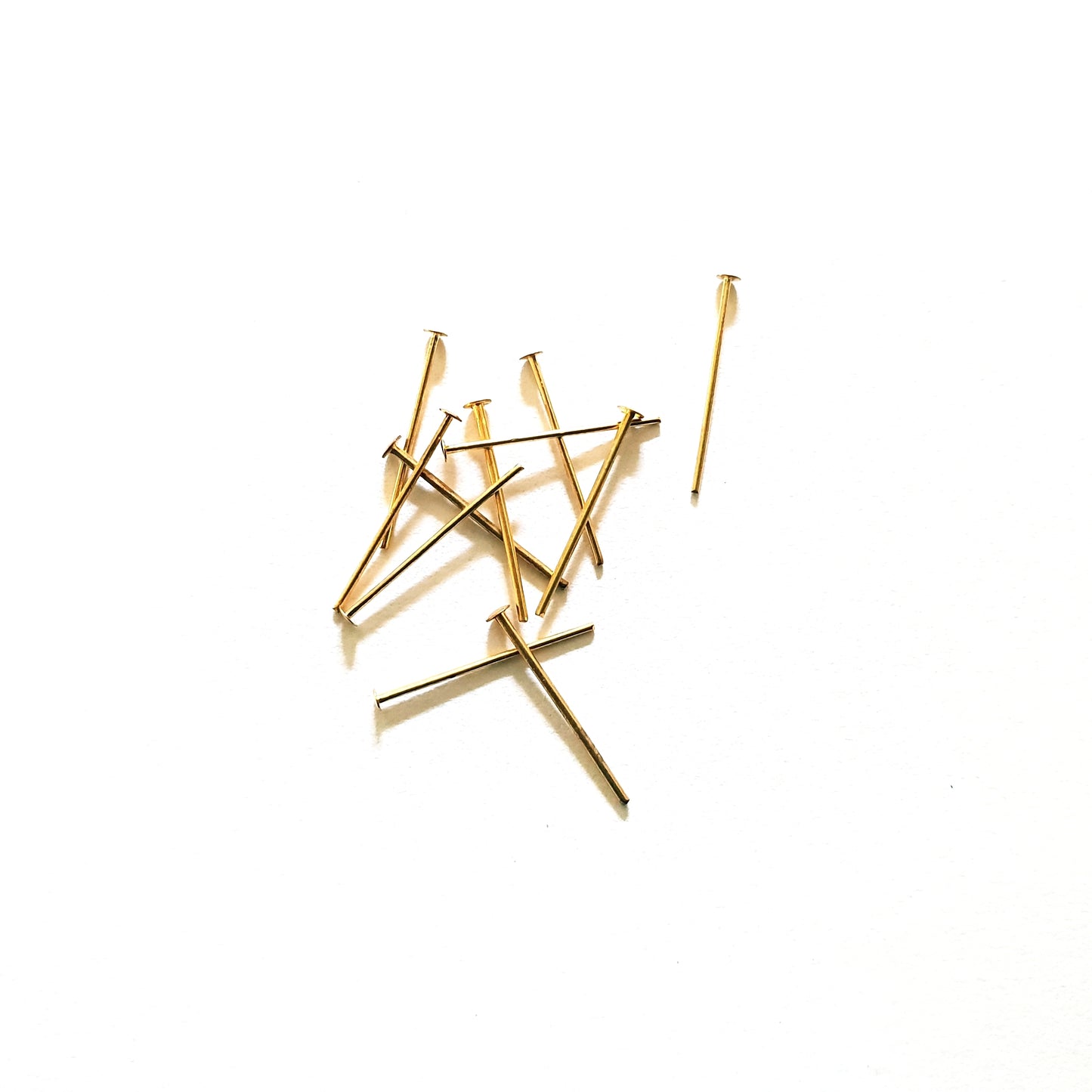 Head Pin 19mm (3/4") Gold Plate