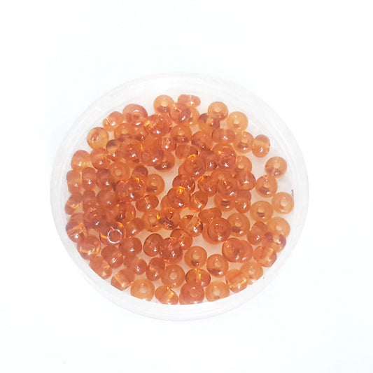 5 0 4.5mm Topaz Transparent Czech Seed Beads