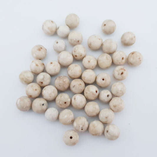 Stone Beads 8mm Natural