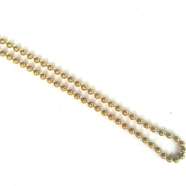 Build Your Own Jewellery Chain Ball 2.3mm Necklace 75cm Brass