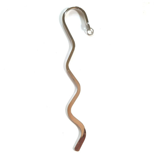Book Mark Squiggle - Nickel