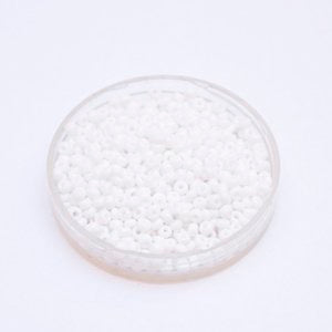 8 0 Czech Seed Beads White Opaque
