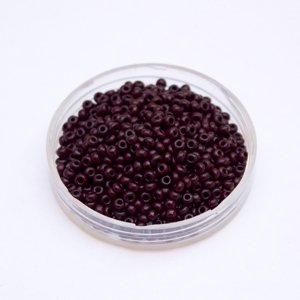 8 0  Czech Seed Bead Chocolate Brown Opaque