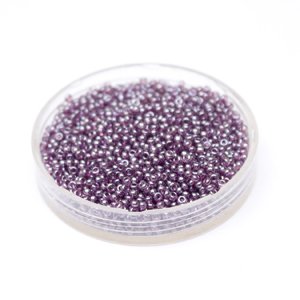 11 0 Czech Seed Bead Amethyst Transparent Lustred