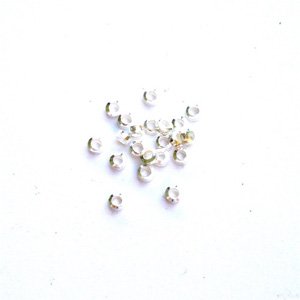 French Crimp Silver 2mm - 100