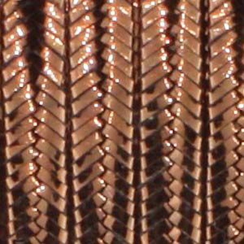 Soutache Herringbone Cord Dark Copper Metallic 3mm