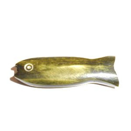 Fish Bone Bead Olive 28x10mm