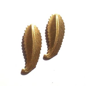 Paisley Leaf Right Brass - Vintage