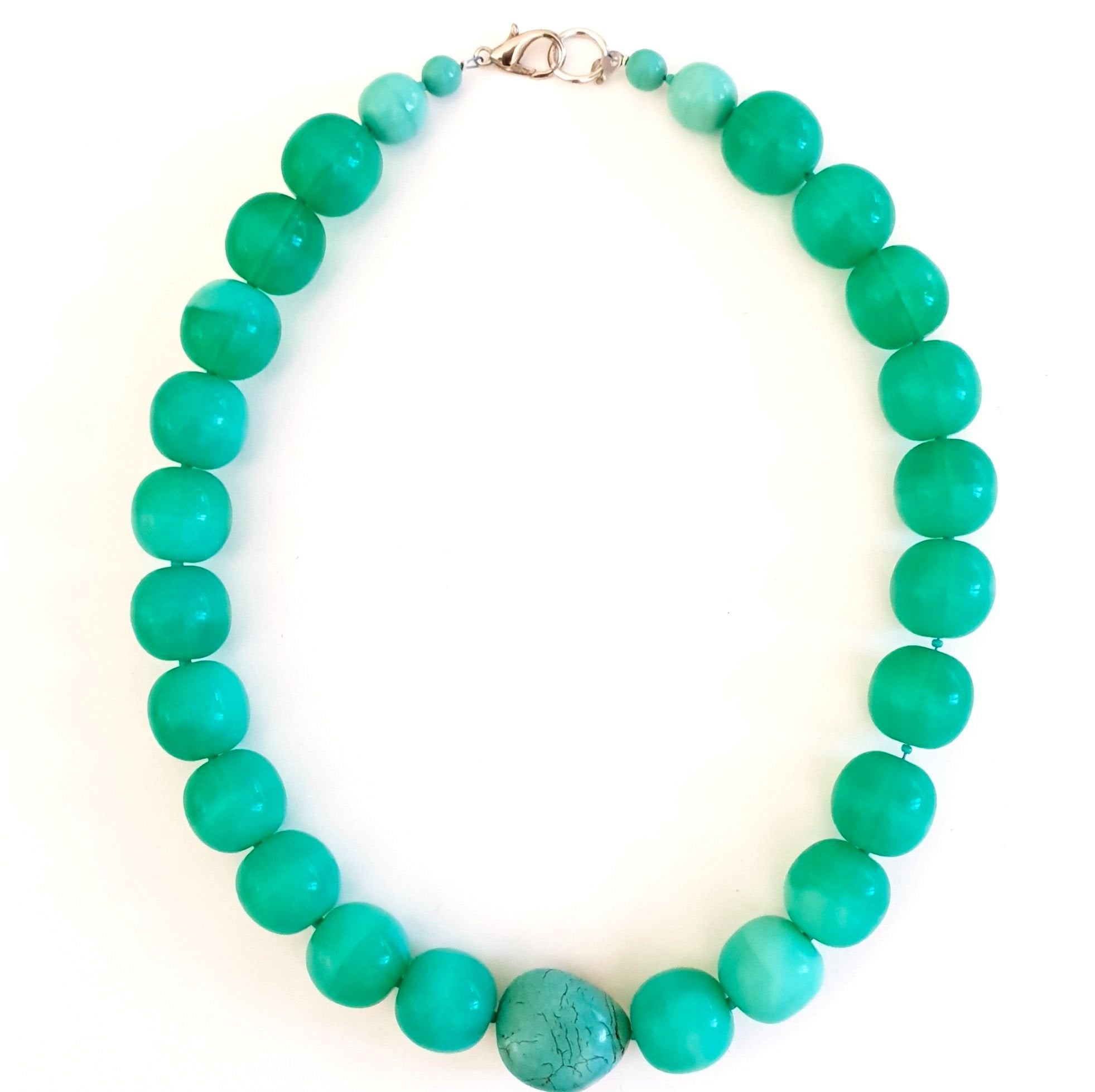 Chunky clearance glass necklace