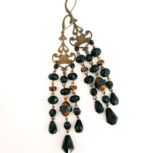 DIY Earring Jet Chandelier Earrings