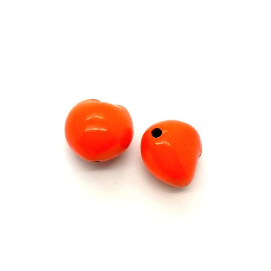 Kakui Nut Bead Orange 25-30mm