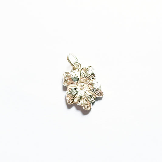 Charm Small Pansy Sterling Silver 11mm