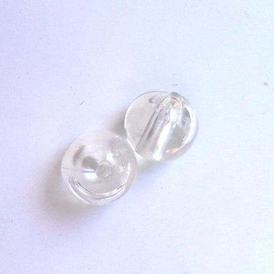 Lucite Bead Clear Round 14mm