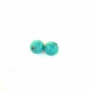 Stone Turquoise Round Beads 17mm